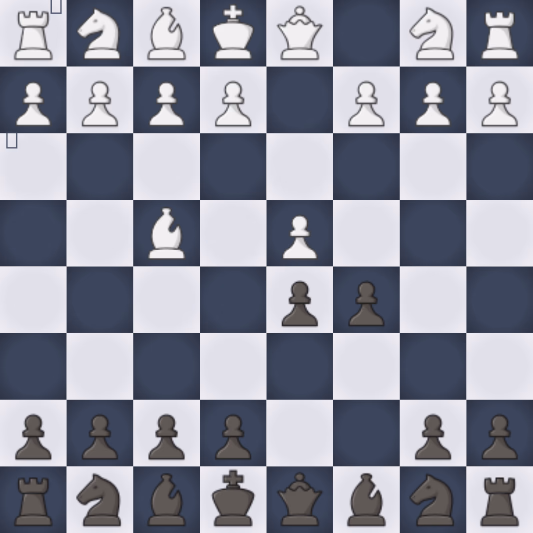 Anti-London system with f6 board position, viewed from Black's side