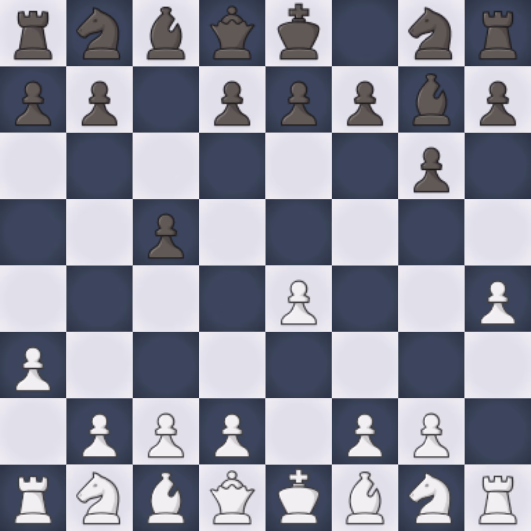 mangarini sacilian board position, viewed from White's side